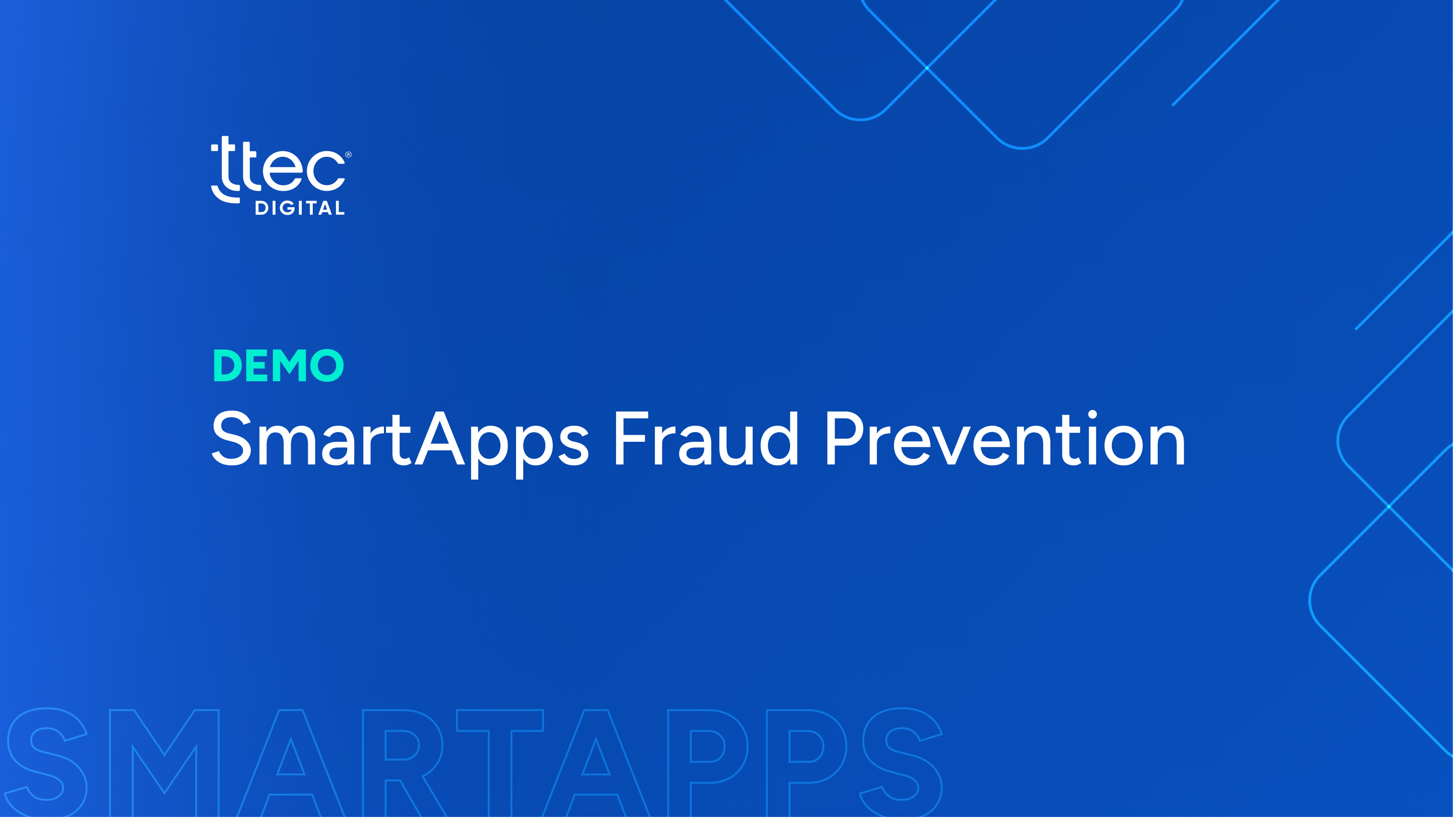 SmartApps Demo: Fraud Prevention