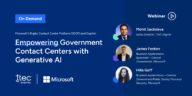 LP Empowering Government Contact Centers with Generative AI On Demand Image 1100x550