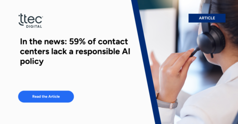 59 of contact centers lack responsible AI policy