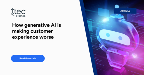 How generative AI is making customer experience worse