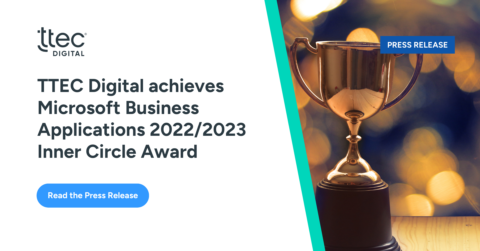 TTEC Digital achieves Microsoft Business Applications 20222023 Inner Circle Award
