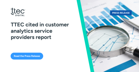 TTEC cited in customer analytics service providers report