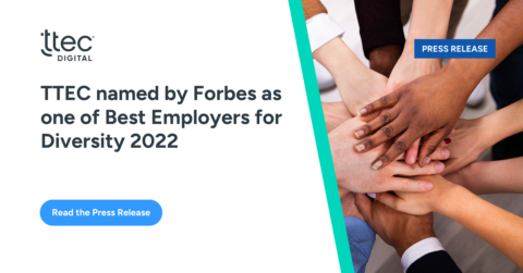 TTEC named by Forbes as one of Best Employers for Diversity 2022