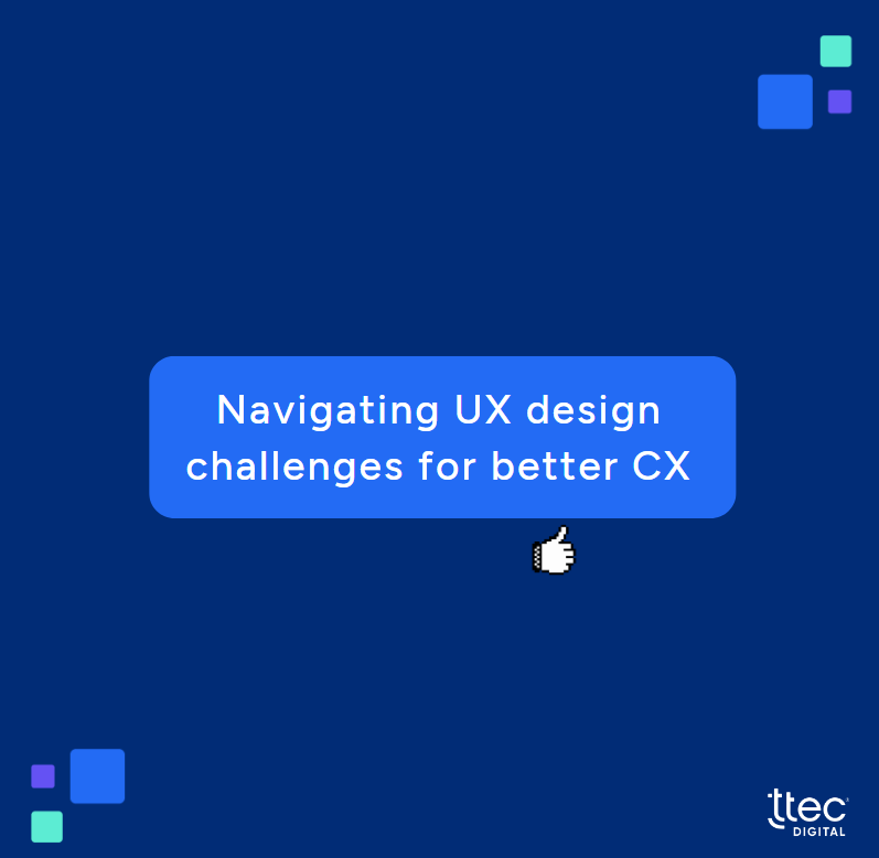 Navigating UX design challenges for better CX screenshot
