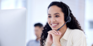 Contact center agent headset employee experience 1100x550