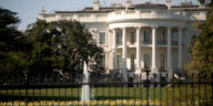 View of oval office from outside