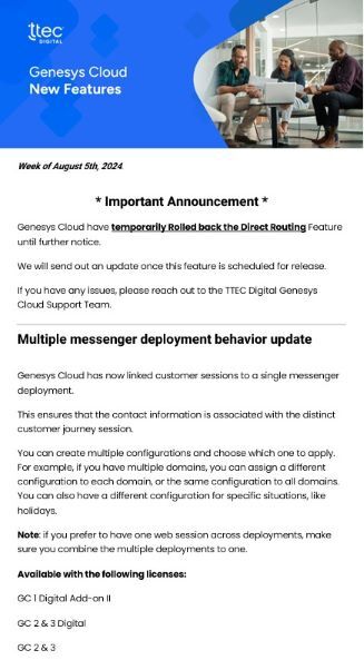 Genesys Cloud New Features Communication Example 2a